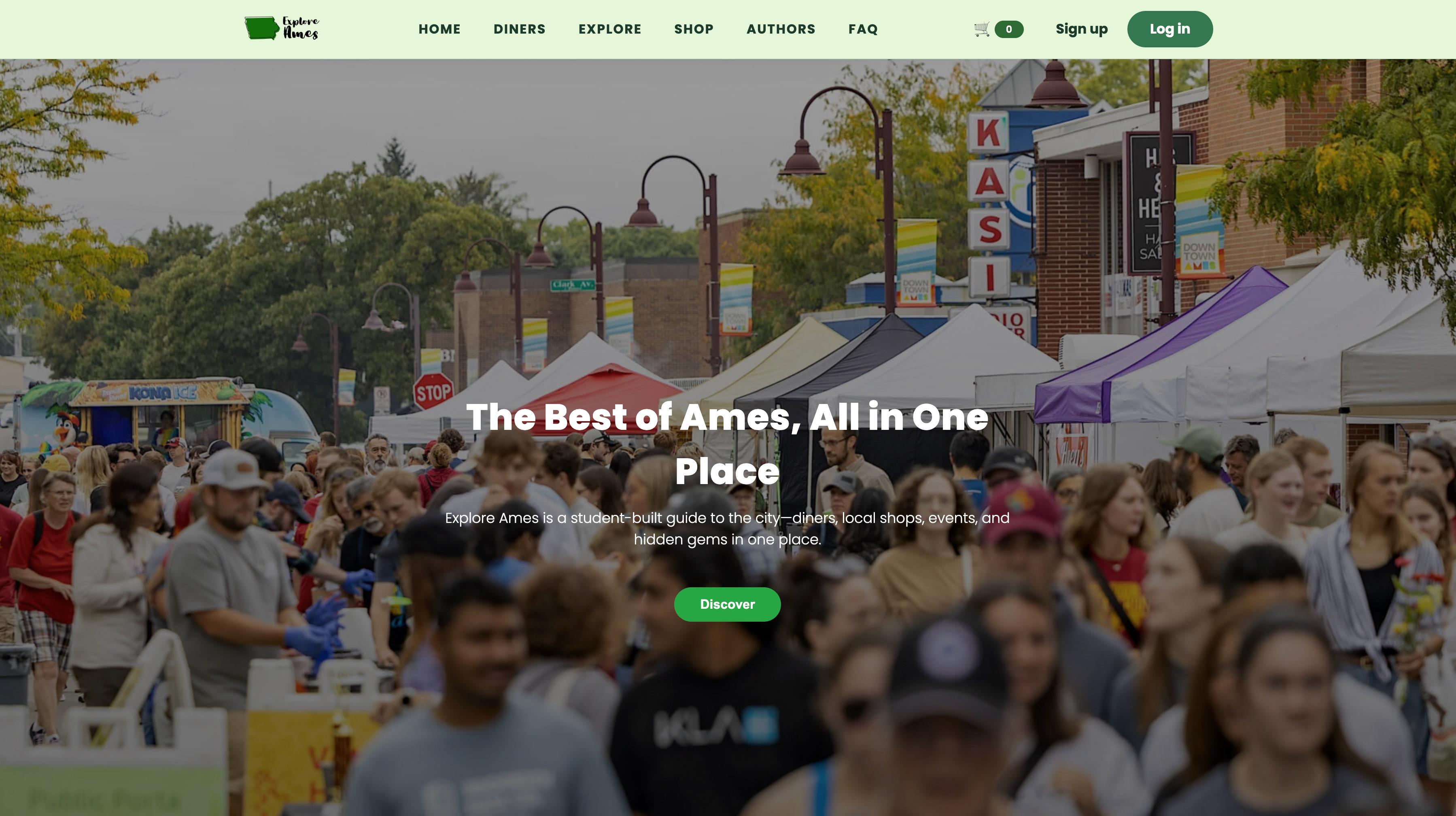 Explore Ames project screenshot 1