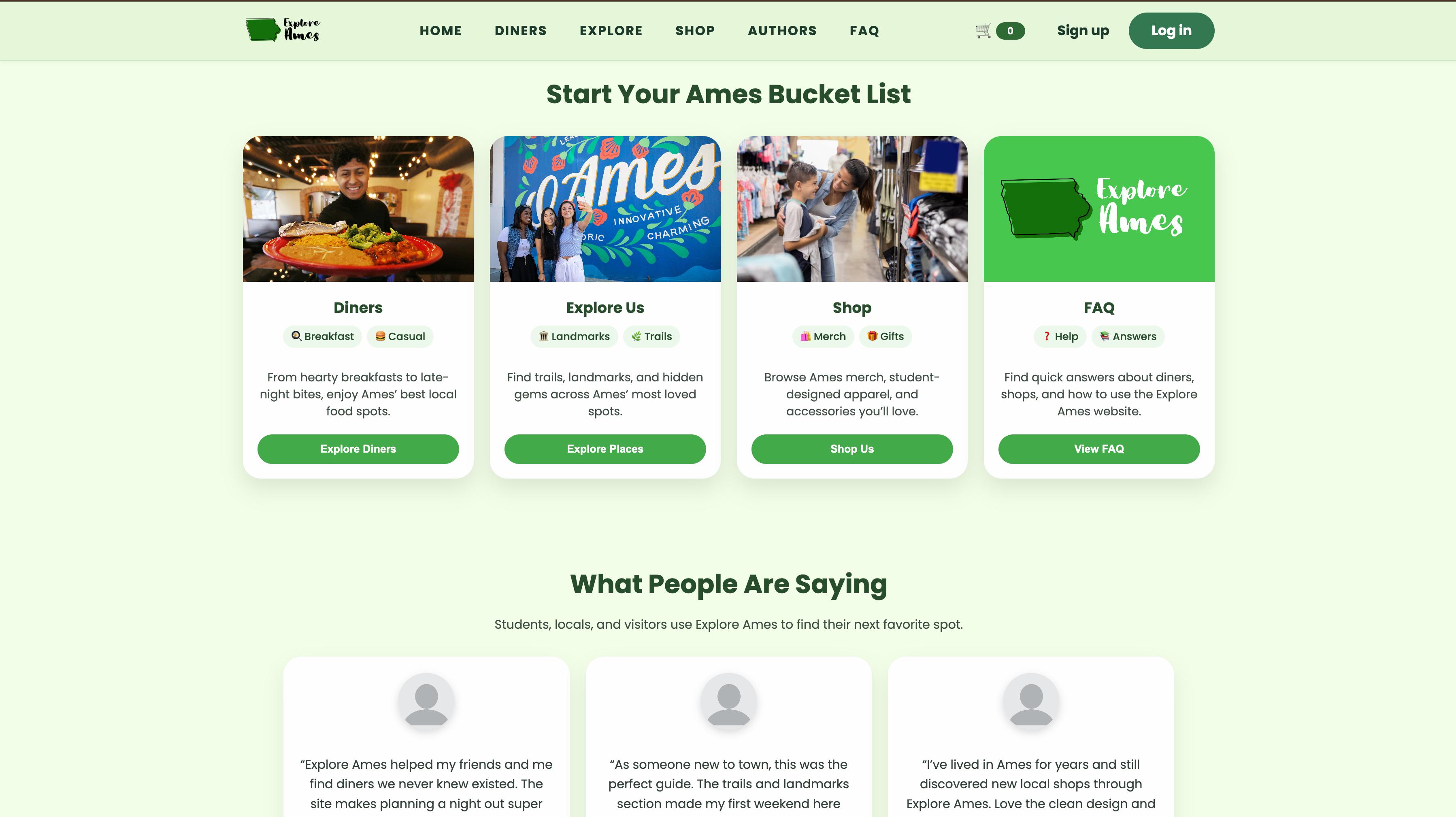 Explore Ames project screenshot 2